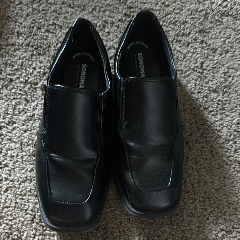 Sonoma Black Dress Shoes Elegant and Comfortable